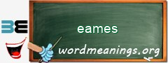 WordMeaning blackboard for eames